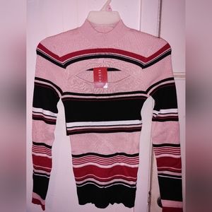 GUESS Chandler Stripe Sweater Top